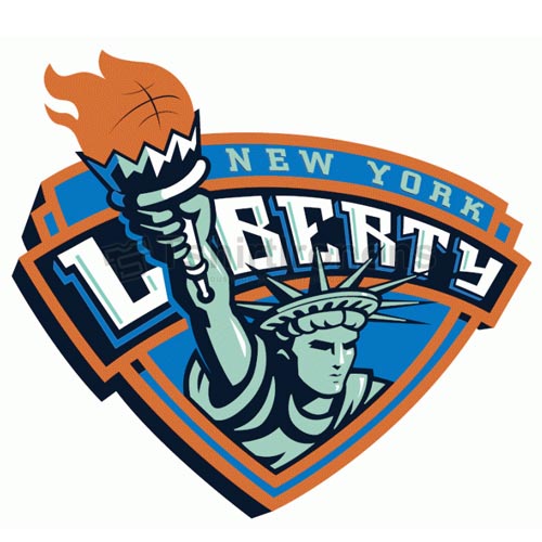 New York Liberty T-shirts Iron On Transfers N5686 - Click Image to Close